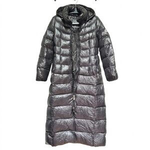 Calvin Klein Lightweight Premium Down Long Black coat. Size XS